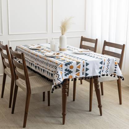 HOMEMONDE Geometric 4 Seater Table Cover