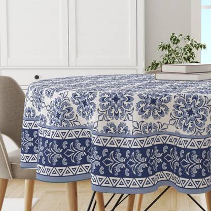 ASTITVA Floral 4 Seater Table Cover