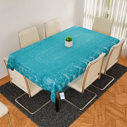 HOMESTIC Self Design 6 Seater Table Cover