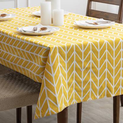 HOMEMONDE Geometric 6 Seater Table Cover