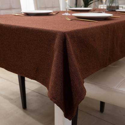 HOKiPO Polyester, Cotton 2 Seater Solid Table Cover