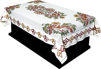 KUBER INDUSTRIES Self Design 4 Seater Table Cover