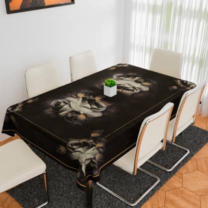KUBER INDUSTRIES Floral 6 Seater Table Cover