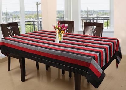 lala hathrasi Self Design 6 Seater Table Cover