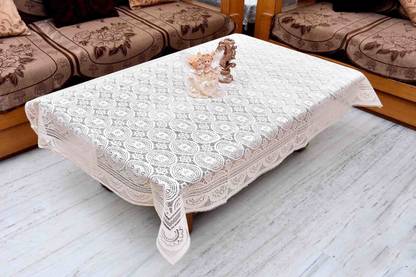 GAURANG Crocheted 4 Seater Table Cover