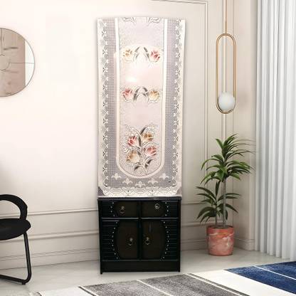 HOMESTIC by Kuber Industries Mirror Cover Cotton Dressing Mirror Cover - Beige (61x26 Cm) 100000000010532_HT