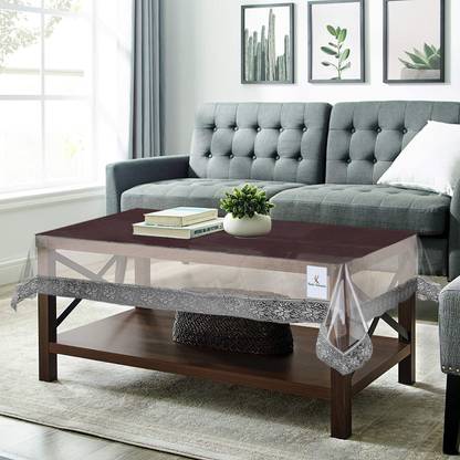 KUBER INDUSTRIES Self Design 4 Seater Table Cover