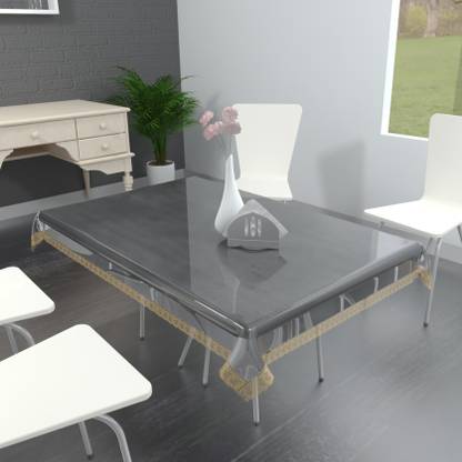 TANLOOMS Solid 8 Seater Table Cover
