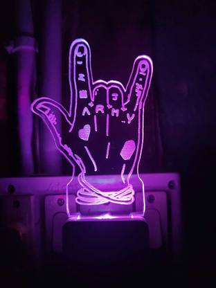 Kakali Creation BTS Jungkook Hand Night Lamp Night Lamp