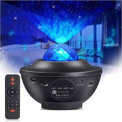 Galox 3 in 1 Starry Night Light Projector with Bluetooth Speaker & Remote Control Night Lamp