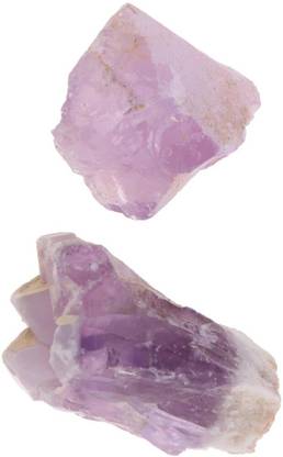 BNF 2xNatural Crystals Stone Class Teaching Specimen phosphorite Amethyst' Night Lamp