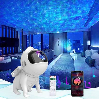 LIBRA Dog Star Nebula projector Light Bluetooth Speaker 8 White Noises APP Control Night Lamp