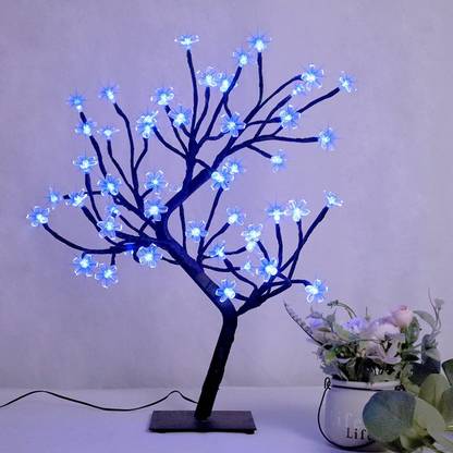 KHIZAR Cherry Blossom Tree Light Table Lamp