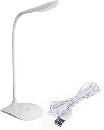 DayalEnter Powerful Rechargeable Emergency Table Lamp / Student Reading Light Table Lamp