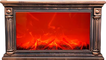 RV Mart Artificial Fireplace LED Lamp Realistic Flame Living Room Fire Place 25 inch Table Lamp
