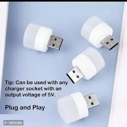 Shreejee USB plug & Play Energy efficient LED light /Emergency light X4.24 (Pack of 4) LED Lantern