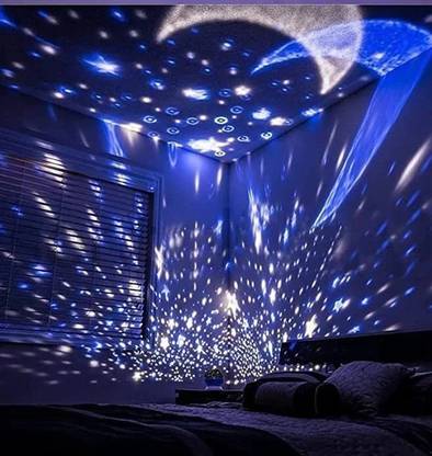 Niavaa Star Master Rotating 360 Degree Moon Night Light Lamp Projector with Colors Night Lamp