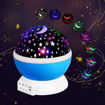 peter india Star master night light Projector 360 degree Rotation LED night Lamp Night Lamp
