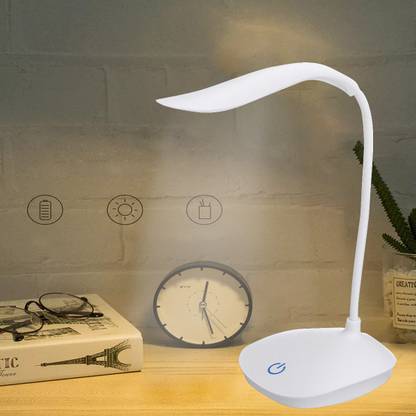 Wanzhow Rechargeable LED Touch On/Off Switch Desk Lamp (Multicolor) Table Lamp