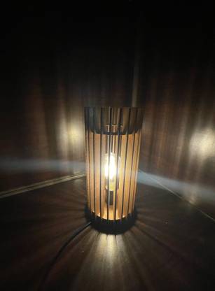 By Onlive Natural Wood Table Lamp / Hanging Lamp - Modern Illumination for Your Home Table Lamp
