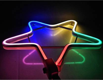 Garu Led star Twinkle Stars Neon Sign,Led Shining For office and home Night Lamp