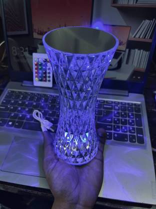 NKL New LED Diamond Table Lamp 16 Color Changing Light With Remote 766 Table Lamp