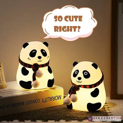 Gen Z Creation Cute Panda Lamp USB charging silicon Night Lamp