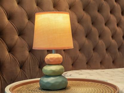 Magik Ceramic Decorative Table Lamp 5 watt bulb included Dining, Bedroom, Living Room Table Lamp