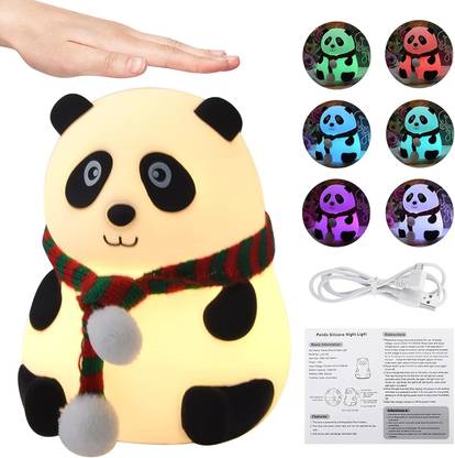 REXBURG Panda Touch Silicone Lamp, Panda Lamp, Panda Gifts_R9 Night Lamp