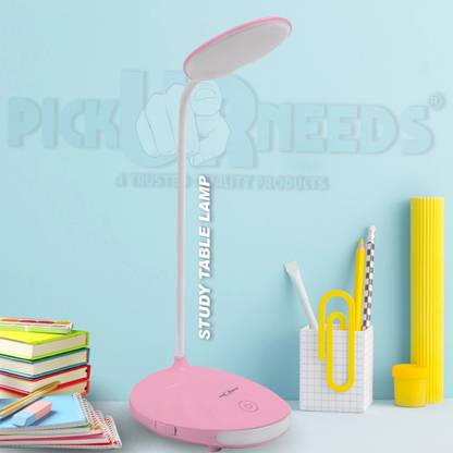 Pick Ur Needs Rechargeable LED Table Desk Lamp Light Touch Sensor 3 Level Brightness Dimmable Study Lamp