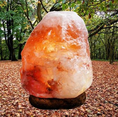 Rudra Crystal Products Natural sea salt lamp himalayan Rock salt 1-2 Kg Approx Night Lamp