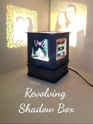 Mahergifts Shadow led rotating lamp Table Lamp