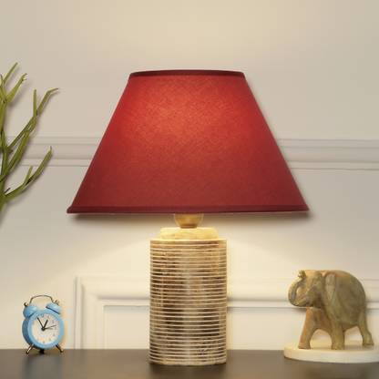 Kapoor Lampshades Paxton Single Light Wood Table Lamp