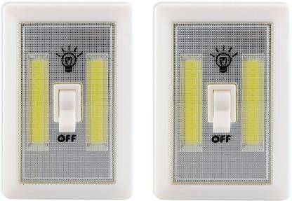 Ascension 2W 240 Lumens COB Emergency Wall Switch Night Light (Pack Of 2) Night Lamp