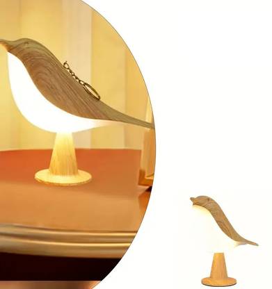 GRANTHI ENTERPRISE Bird Desk Lamp, Cordless Dimmable 3 Color Rechargeable Hummingbird Table Lamp
