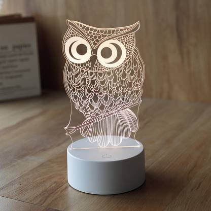 gleevers Table lamp with LED Light Gift for Friends Table Lamp