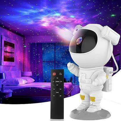Unix Online Galaxy Night Light Astronaut Space Star Projector Nebula 360° Adjustable Head Night Lamp
