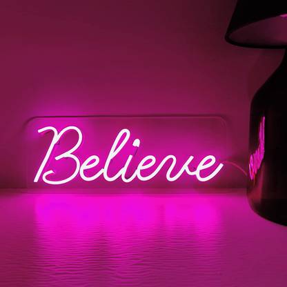 AMN LED Neon Signs,Name with 2 Alphabets Wall Deco Multi Color(24inchx18inch)Size