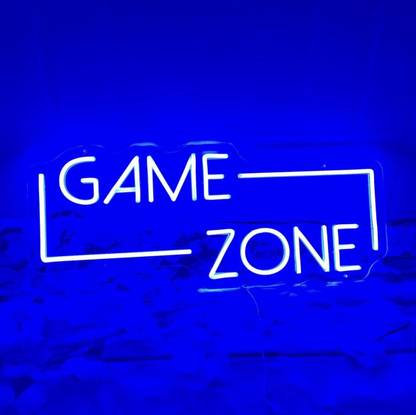 THE PARTY PLANET Game Zone Neon Sign Led Neon Light For Bedroom Night Lamp