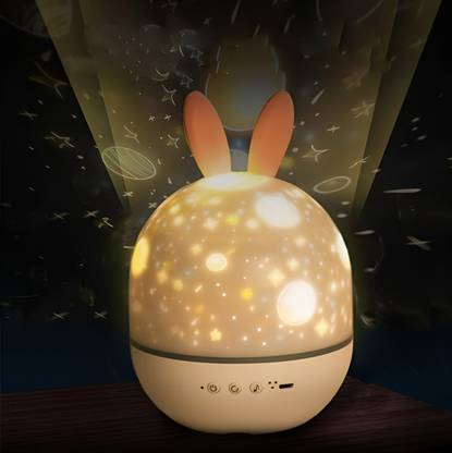 Taxzilla Rabbit Lamp Sky Projector for kids-360° Rotating Lamp_SW33 Night Lamp