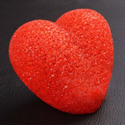 One Trade India Crystal Red Heart Shape Lamp,night Light Heart Sign for Gf Bf Valentine Day Gift Night Lamp