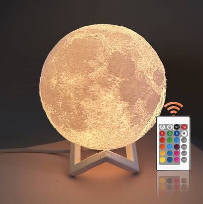 statuemini Remote control 16 color moon lamp light for bedroom best gift for birthday .. Night Lamp