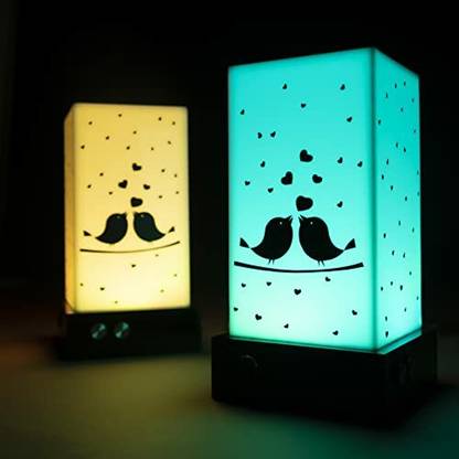 Zoci Voci Love Birds Telepathy | Friendship Lamp | Long Distance Touch Lamps Table Lamp