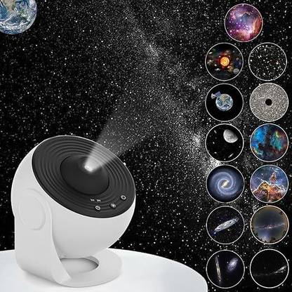 YAWZOSTORE Planetarium Light Galaxy Projector, Night Light with 13 Replacement Discs Night Lamp