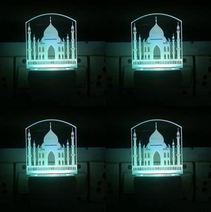 SANJAY AURA Taj mahal Night Lamp transforming your space into a calming sanctuary. Night Lamp