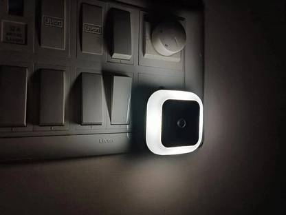 QERINKLE 0.5W LED Sensor Plug Night Lamp for Bedroom Office Living Room Night Lamp