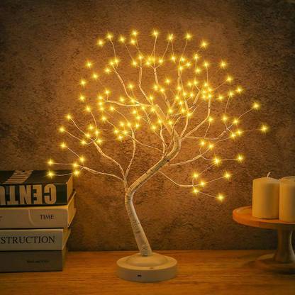 ecnirp basana LED Tree Lamp Fairy Light Tree with 8 Modes & 6 Hrs Timer Artificial Tree Lights Night Lamp
