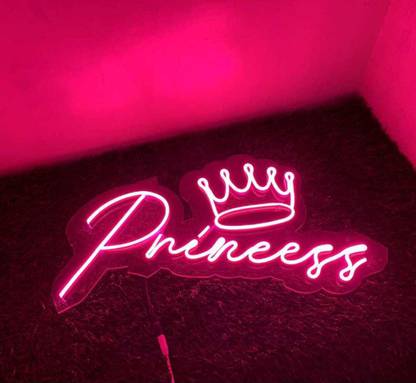 shyam enterprises PRINESS NEON SIGN FOR DECORATION ITEMS Table Lamp