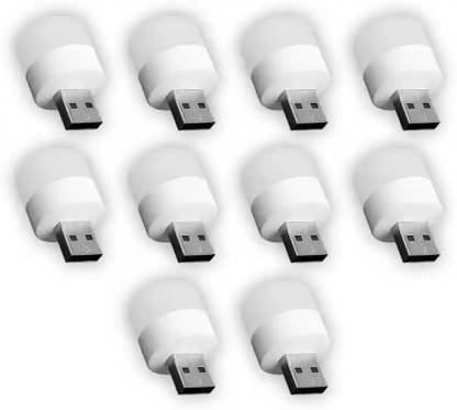 Shreejee USB plug & Play Energy efficient LED light /Emergency light X10.549 (Pack of 10) LED Lantern