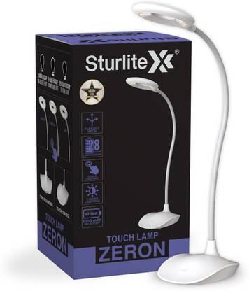 Sturlite Zeron 5W Rechargeable LED|(3 in 1) Dimmable Light|(3_28) Hr Backup Table Lamp